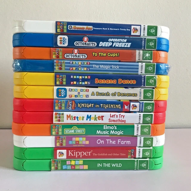 12x ABC For Kids DVD Bundle Fireman Sam Bananas in Pyjamas Play School Octonauts 12x ABC For Kids DVD Bundle Fireman Sam Bananas in Pyjamas Play School Octonauts