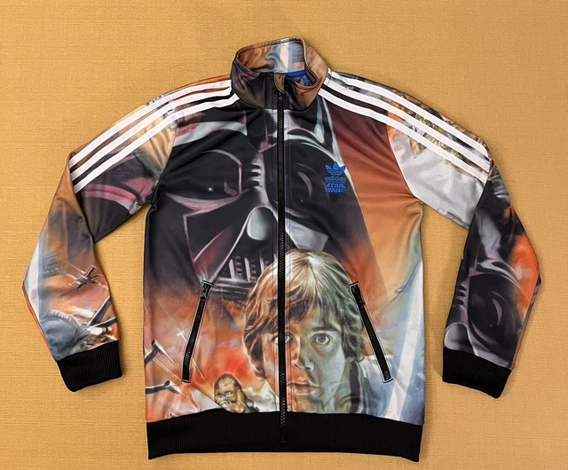 Adidas Star Wars Track Jacket Children's Logo Skywalker Darth Vader YOUTH Small