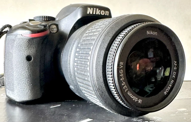 Nikon DX D5100 16.2MP Digital SLR Camera Black  AF-S DX VR 18-55mm Nikkor Lens