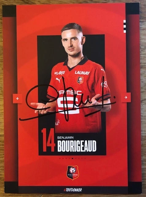 Photo Dédicacée Stéphane Mbia - Stade Rennais, Saison 2006-2007