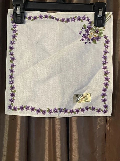 Servilletas florales viscosas cuadradas de 11 piezas