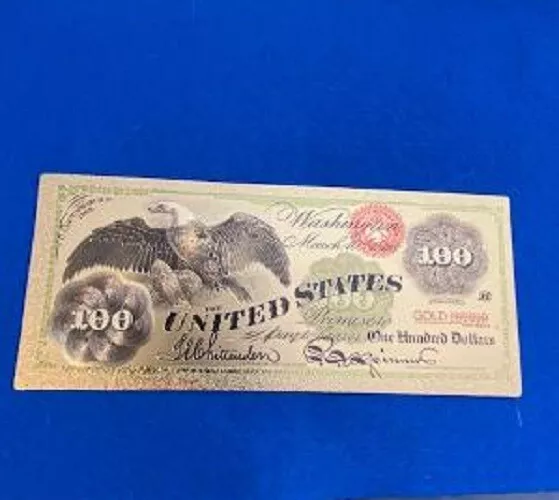 MINT GEM CONDITION 1899 "GOLD" $100 HUNDRED Banknote W/ COA~U.S SELLER