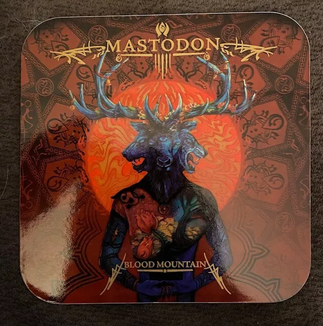 Mastodon Blood Mountain Promo Sticker 2006 Relapse Records