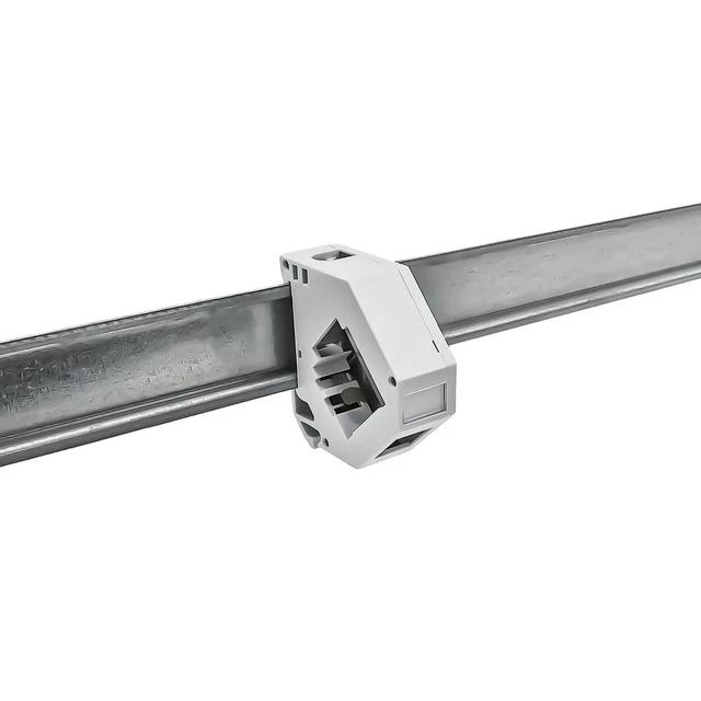 Support Métallique Keystone 5 Ports - Montage Rail DIN 35mm - Pour Profilé Chapeau