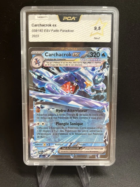 CARTE POKÉMON CARCHACROK EX 038/182 Faille Paradoxe EUR 4,00 - FR