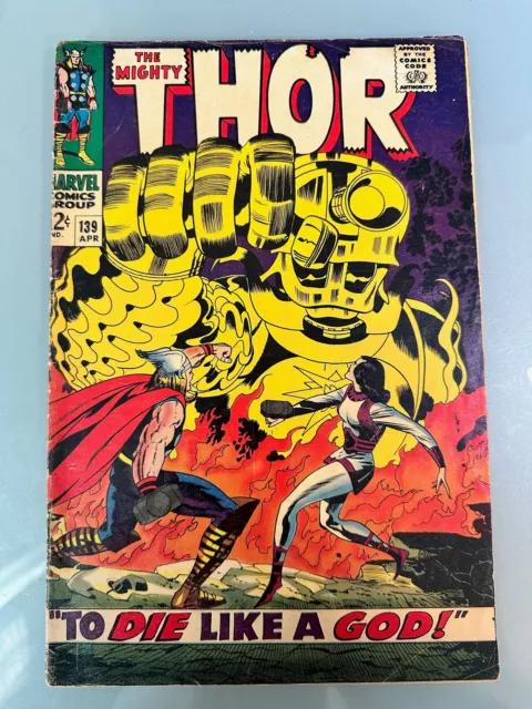 The Mighty Thor(vol. 1) #139 - 1st Cover App of Lady Sit - Marvel Key