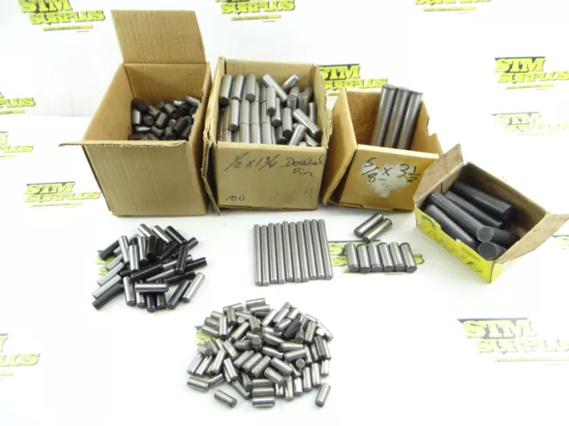 27Lb Assorted Lot Of Steel Dowel Pins 3/8" 5/16" 7/16" 1/2" 5/8" Dia