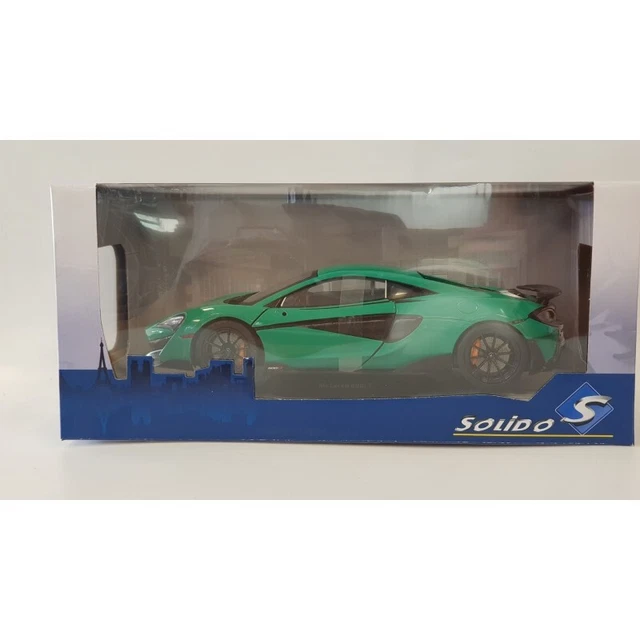McLAREN 600LT COUPE AMBIT BLUE 2018 SOLIDO 1/18 BOITE NEUF