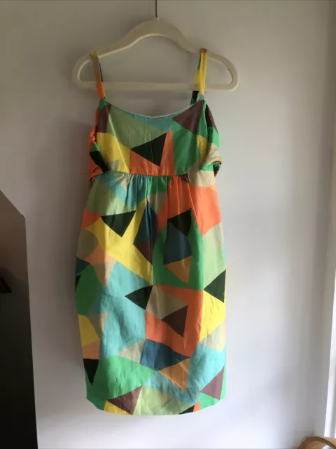 milly minis dress, multi color, size 8