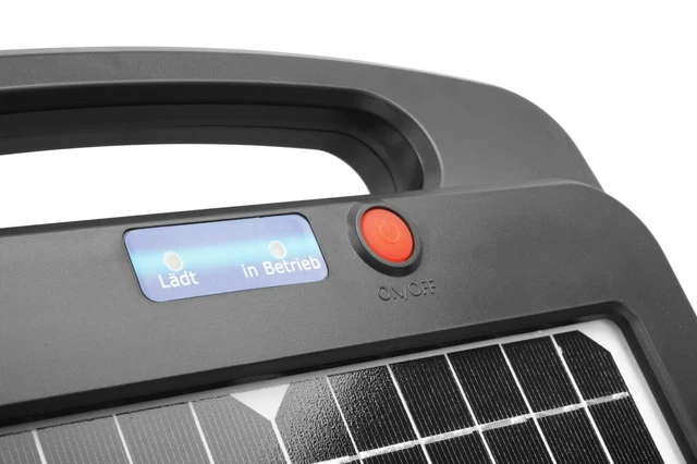 Weidezaungerät 12V/Solar – 2,5 Joule, 12.000 Volt, Für Bis Zu 40 Km Zaun