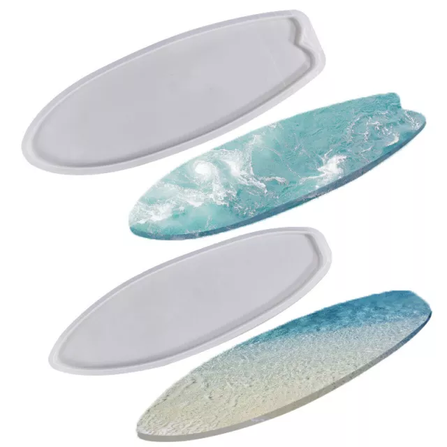Silikon Surfboard Untersetzer Harz Gießform Servierbrett Tablett Epoxid Form Mat