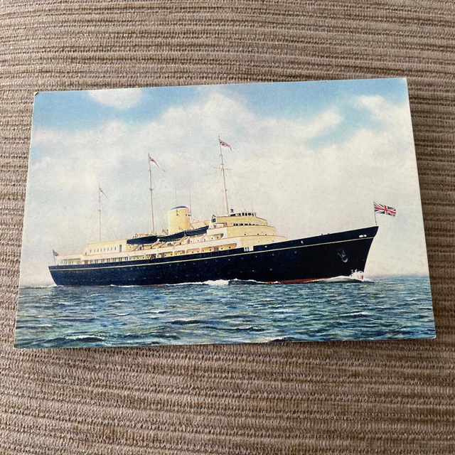 “HM ROYAL YACHT Britannia at Cowes Week Isle of Wight” unused