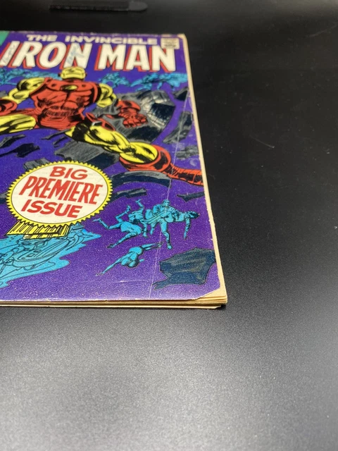 Marvel Comics 1968 Invincible Iron Man #1 Big Premiere Issue Original 1st MCU 3