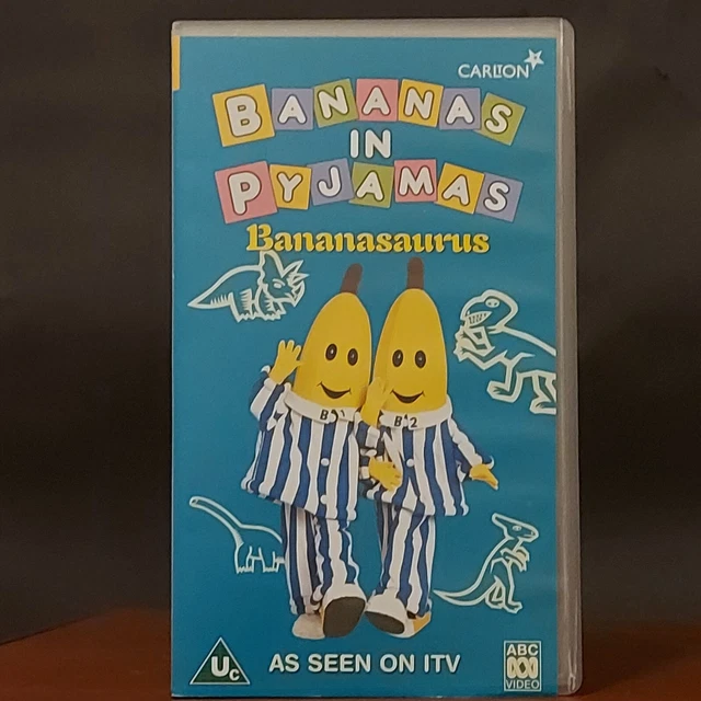 BANANAS IN PYJAMAS Bananasaurus VHS 1998 Kids TV Show Childrens Video bananas-in-pyjamas-bananasaurus-vhs-1998-kids-tv-show-childrens-video