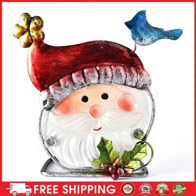 Portavelas Motingdi para Navidad, hierro, para boda, vacaciones, Navidad