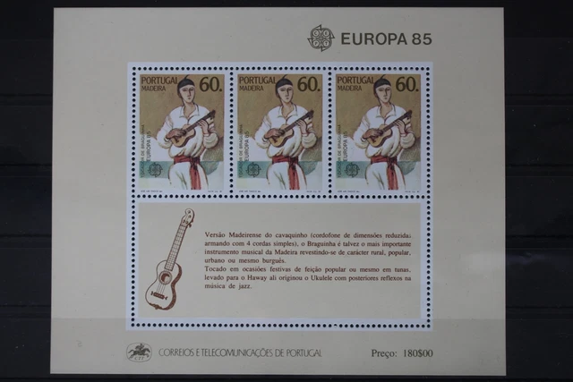 Portugal Madeira Block 6 mit 97 postfrisch #UV005