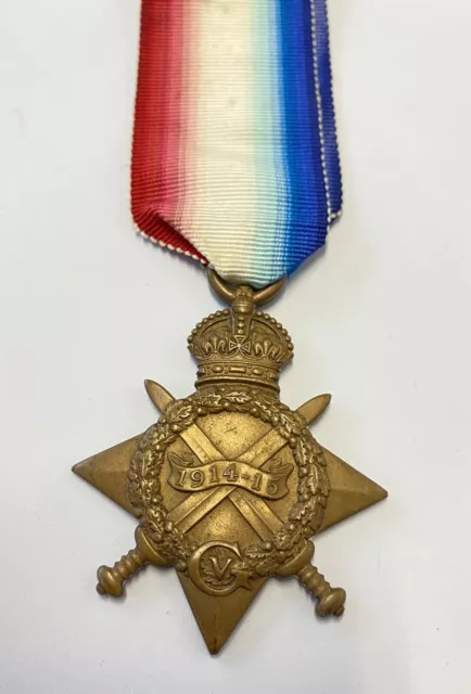 First World War Medal  (1914-15 Star) Pte Ward - East Lancashire Regiment