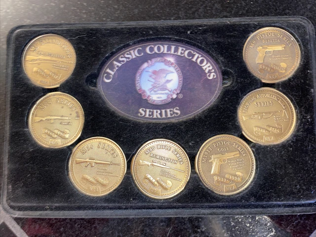 NRA CLASSIC COLLECTORS Series Coins Vintage Guns Weapons $35.00 - PicClick