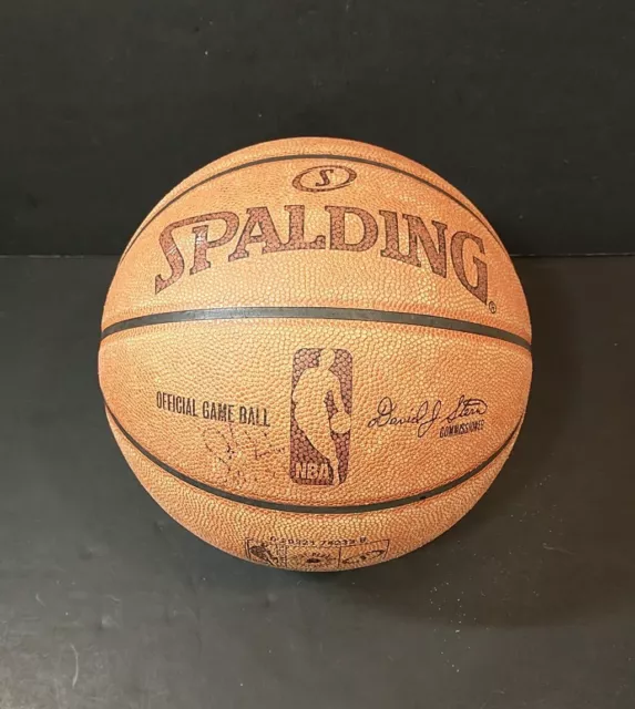 Vintage 1990s Spalding NBA David J. Stern Official Game Ball Basketball  (29.5")