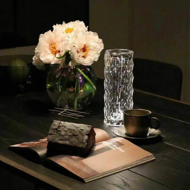 Lampada Da Tavolo Led Effetto Cristallo Per Bar Ristorante Pub Casa Senza Fili 4