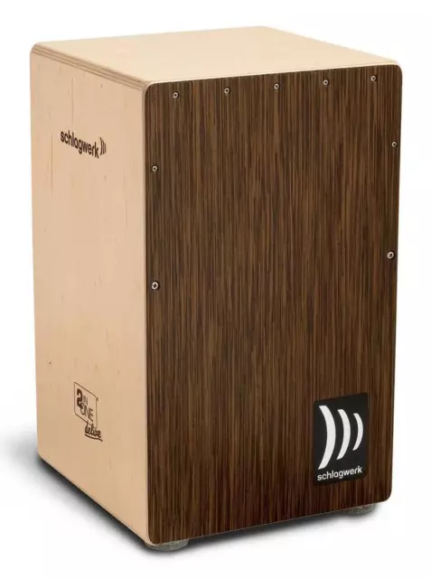 Schlagwerk CP 430 Cajon 2inOne Deluxe Wenge Set Inkl. Cajon Basics Lehrbuch + CD 2