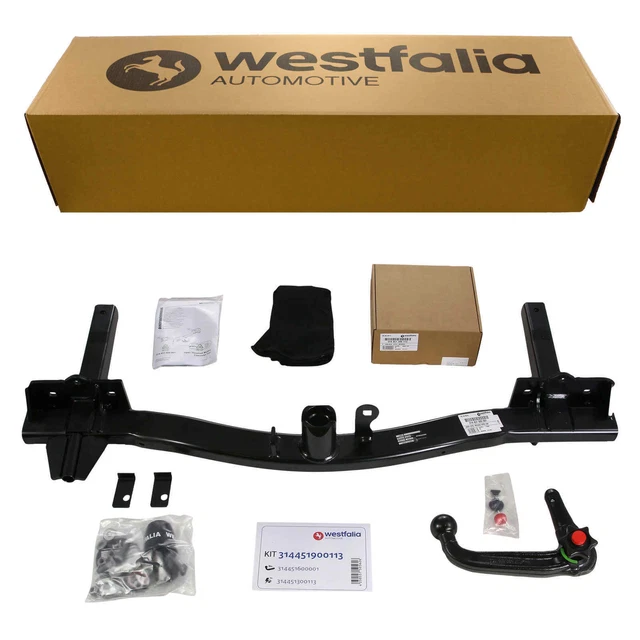 Barre à Rotule De Remplacement Pour Attelage Amovible Westfalia - Verrouillable Avec 2 Clés - Pièce Spécifique (non Universelle)