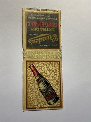1930's Creadon's Extra Dry Ginger Ale Cleveland Ohio BOBTAIL Matchcover