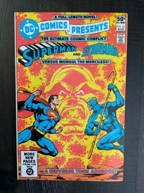 DC Comics Presents #36 VF/NM Bronze Age comic featuring Superman and Starman!