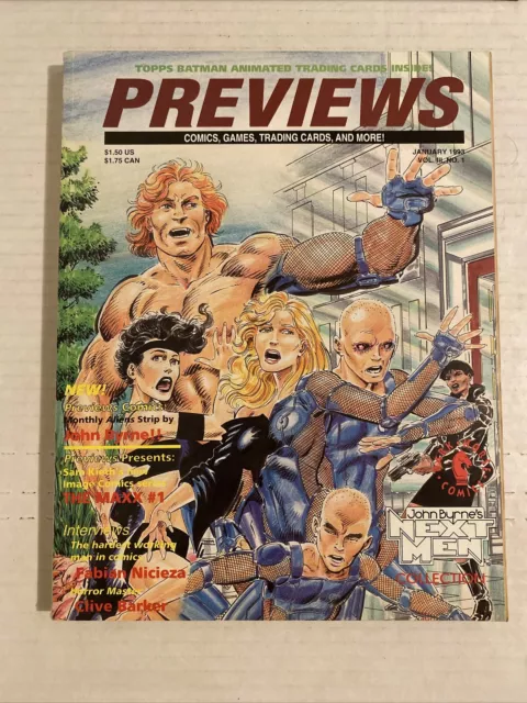 January 1993 Diamond Comics Previews Magazine Vol III #1