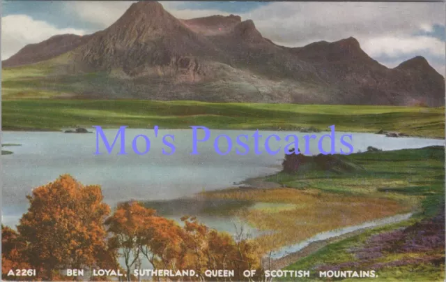 Scotland Postcard - Ben Loyal, Sutherland, Queen of Scottish Mountains  RS37785