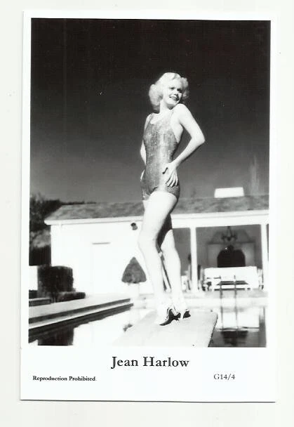 (Bx21) Jean Harlow Swiftsure Photo Postcard (G14/4) Filmstar Pin Up Glamor Girls