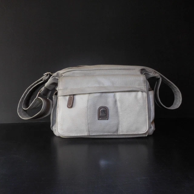 N23.77 BORSA TRACOLLA Moda Donna Cucitura Hernan H B collection Grigio Marrone EUR 290 00 PicClick IT