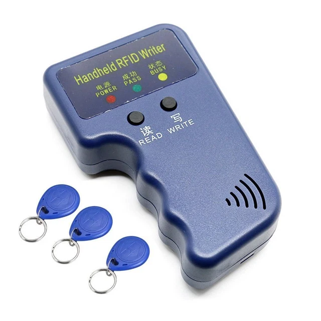 Duplicatore schede ID RF ID portatile riscrivibile programmatore lettore 125 KHz G39C[