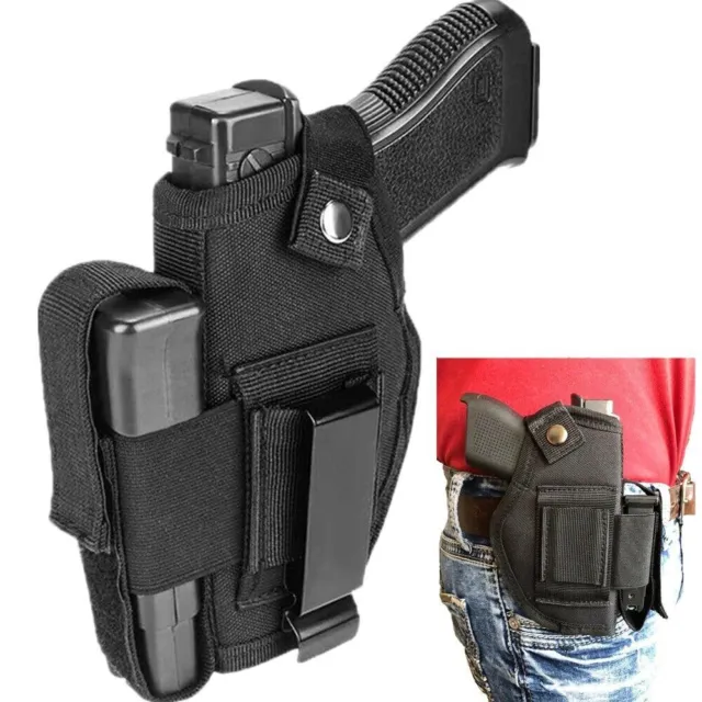 1PCS Tactical Concealed Carry Left/Right Hand IWB OWB Gun Pistol Holster