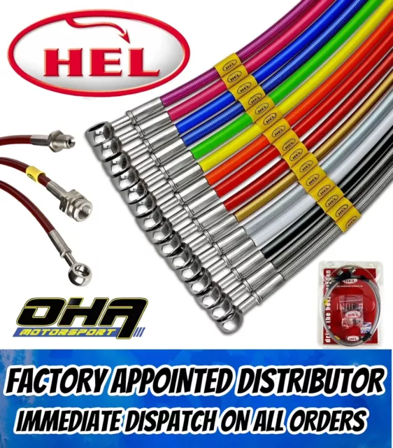 HEL Stainless Braided Clutch Line Hose for Honda Civic TYPE R FK2 / FK8 - NEW