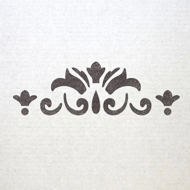 Plantillas Cenefa de Pared Patrón 007 Plantilla Reutilizable para...