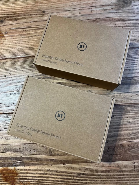 BT Essential Digital Home Phones with HD Calling BRAND NEW - TWO HANDSETS
