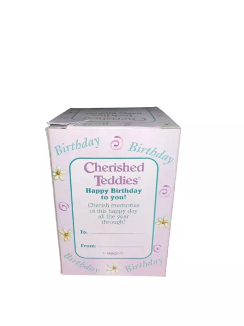 Cherished Teddies HAPPY BIRTHDAY TO YOU Figurine 663786 Gift Box 2