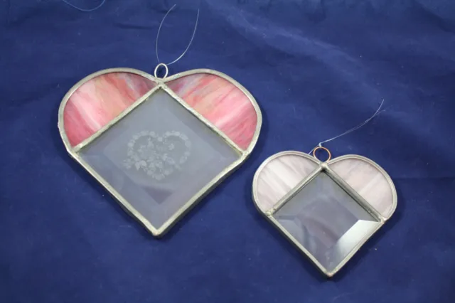 Parasoles de vidrieras en forma de corazón