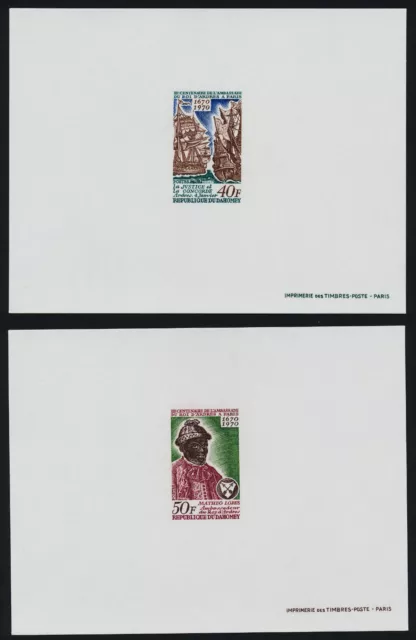 Dahomey 271-4 Deluxe Sheets MNH Ship, King Of Ardres, King of France