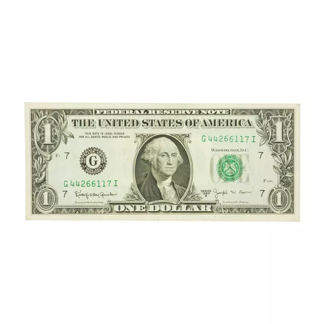 USA 1 Dollar 1963B Barr Note XF