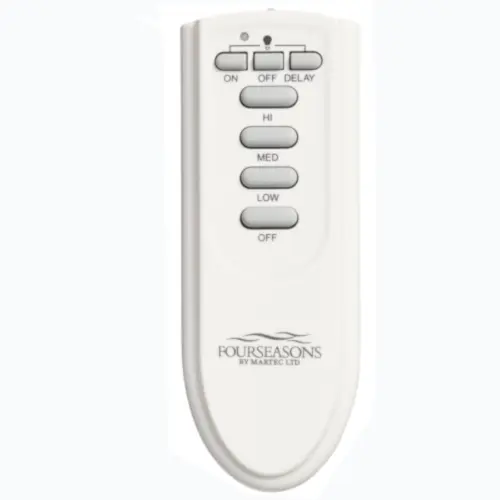 MARTEC FourSeasons Ceiling Fan Infra-Red Remote Control Kit Up to 10m range