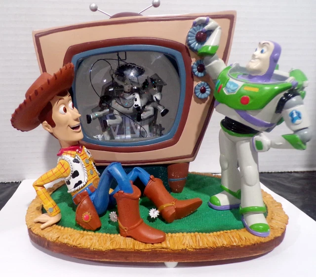 MIB VINTAGE DISNEY Toy Story TV Snow Globe Music Box “You've Got A