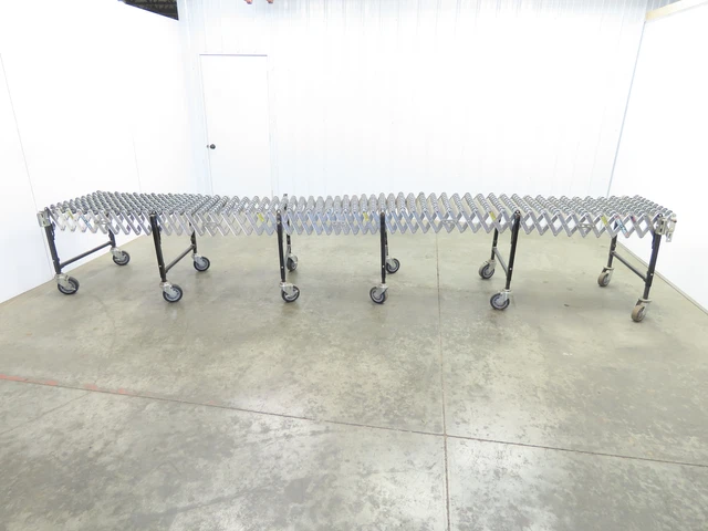 Best Flex 300 Expandable Flexible Gravity Skatewheel Conveyor 24" Wide 19' Long Best Flex 300 Expandable Flexible Gravity Skatewheel Conveyor 24" Wide 19' Long