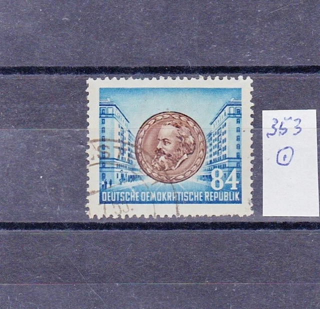 DDR: 70. Todestag von Karl Marx, Mi. Nr. 353 gestempelt