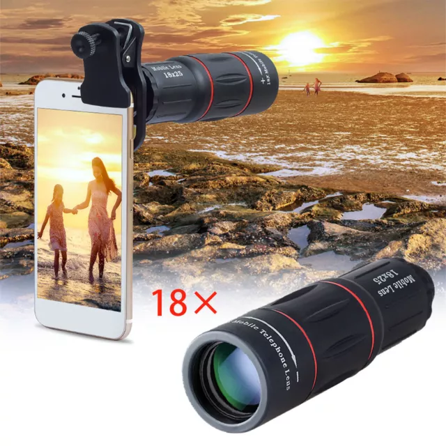 Mobile Phone Optical Telescope Zoom Camera Lens for Hunting Fishing Travelling