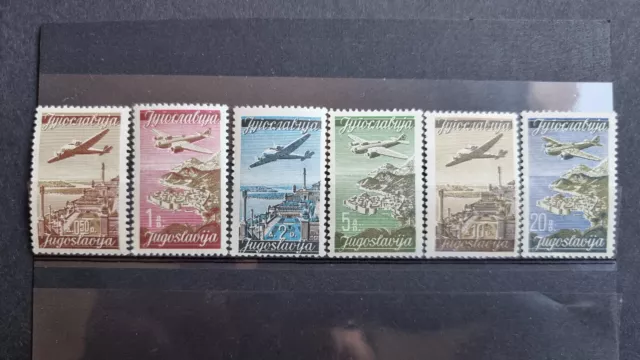 Yugoslavia 1947 - MNH Set - Air stamps