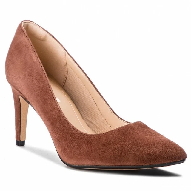 Tan suede court outlet shoes uk