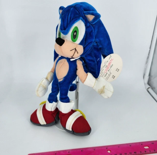 SONIC THE HEDGEHOG Plush TOY NETWORK ORIGINAL 2008 SAMPLE/PROTOTYPE 10.