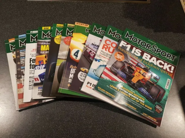 Motor Sport Magazine - Editions from 1998 to 2020 - Excellent Condition